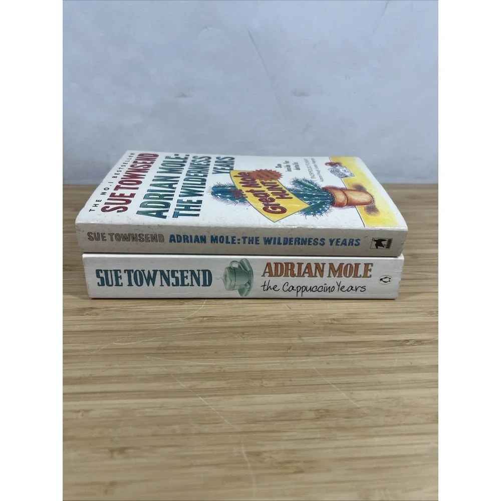 Sue Townsend Adrian Mole Paperback Lot Wilderness Years Cappuccino‎ Years